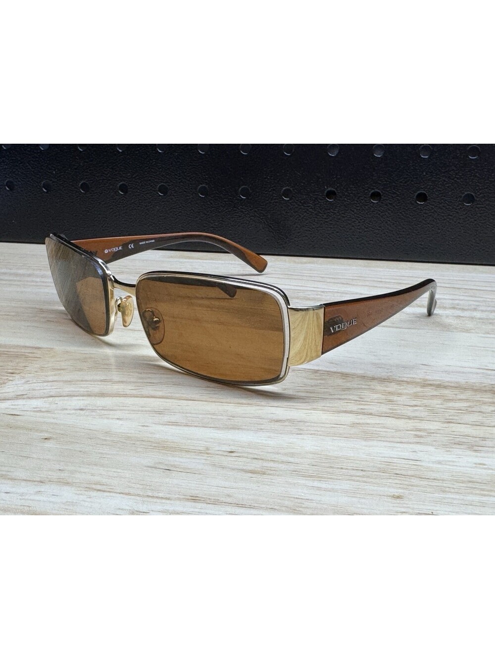 Vogue VO3556-S 280/13  Sunglasses Eyeglasses Brown Gold 59[]17-120 *Frames Only*